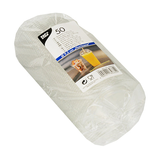 Deckel "Hurricane", PET rund Ø 9,5 cm glasklar