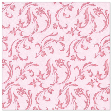 Servietten "ROYAL Collection" 1/4-Falz 40 cm x 40 cm fuchsia "Damascato"