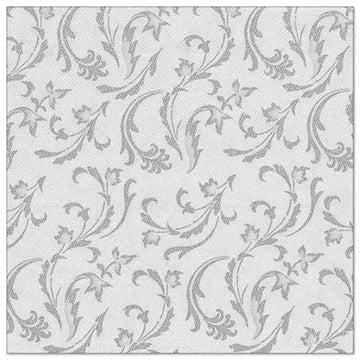 Servietten "ROYAL Collection" 1/4-Falz 40 cm x 40 cm grau "Damascato"
