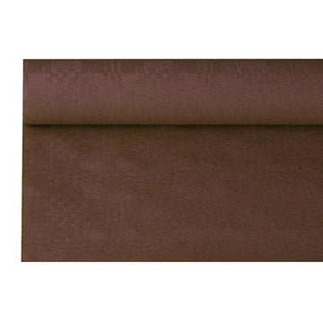 Papiertischtuch mit Damastprägung 6 m x 1,2 m braun