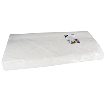 Blatt Papiertischtuch mit Damastprägung eckig 70 cm x 60 cm weiss