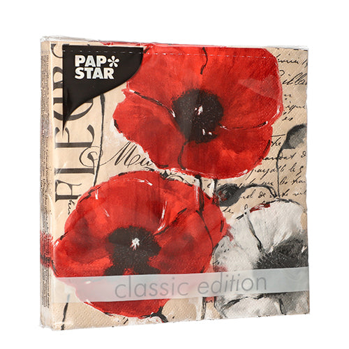 Servietten, 3-lagig 1/4-Falz 33 cm x 33 cm "Colette"
