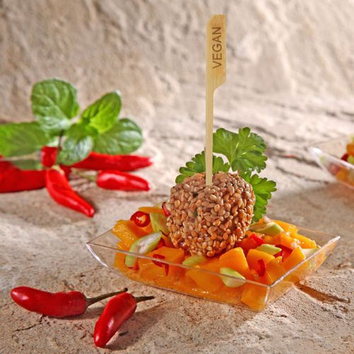 Fingerfood - Spieße "pure" 12 cm "VEGAN"