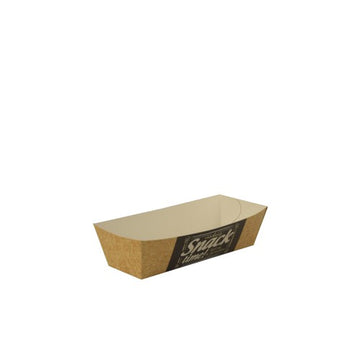 Snacktrays, Pappe "pure" 3 cm x 3,3 cm x 10,5 cm "Good Food"