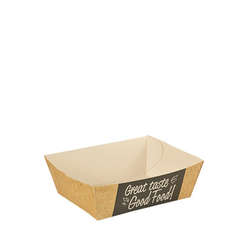 Pommes-Frites-Trays "pure" 3,5 cm x 7 cm x 9 cm "Good Food" klein