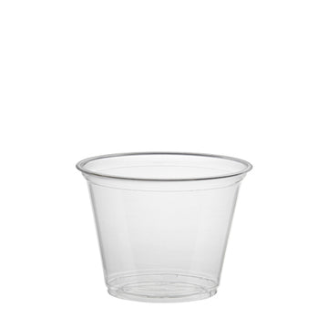 Trinkbecher "Hurricane", PET 0,28 l Ø 9,5 cm · 7,3 cm glasklar
