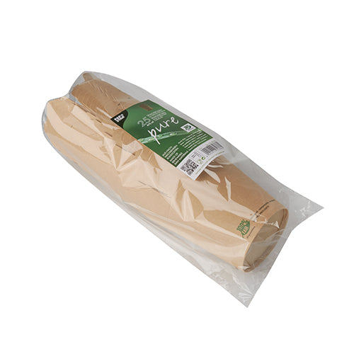 Snackboxen, Pappe rund 470 ml 9,8 cm x 8,2 cm x 7 cm braun