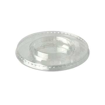 Deckel, PLA "pure" rund Ø 9,5 cm glasklar mit Kreuzschlitz