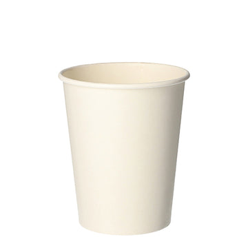Trinkbecher, Pappe 0,2 l Ø 8 cm · 9,2 cm weiss