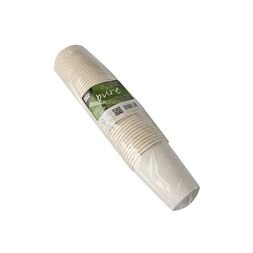 Trinkbecher, Pappe 0,2 l Ø 8 cm · 9,2 cm weiss
