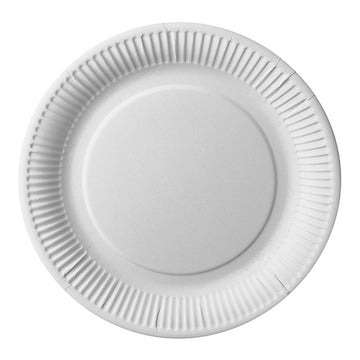 Teller, Pappe "pure" rund Ø 26 cm weiss