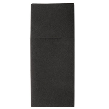 Bestecktaschen, Airlaid 40 cm x 48 cm schwarz "Premium" mit Besteckfalz