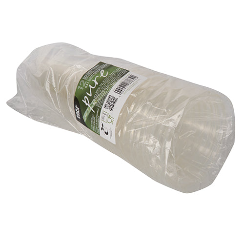 Kaltgetränkebecher, PLA "pure" 0,5 l Ø 9,5 cm · 16,2 cm glasklar mit Schaumrand