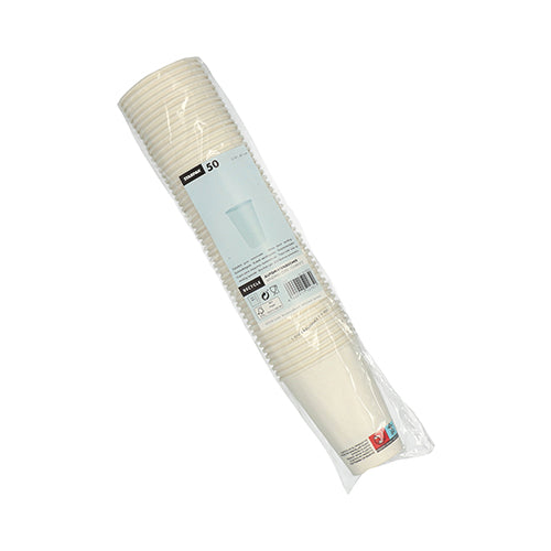 Automatenbecher, Pappe "To Go" 0,18 l Ø 7 cm · 9,2 cm weiss