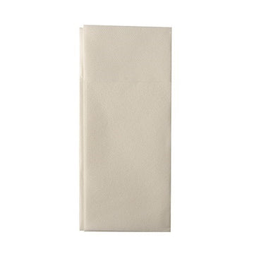 Bestecktaschen, Airlaid 40 cm x 33 cm weiss mit Besteckfalz
