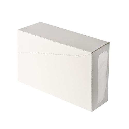 Bestecktaschen, Airlaid 40 cm x 33 cm weiss mit Besteckfalz