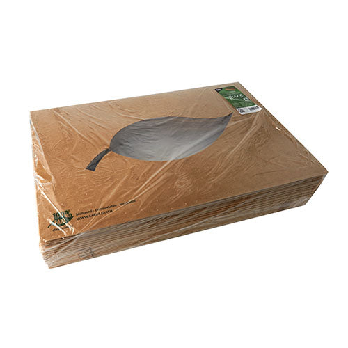 Transport- und Catering-Kartons, Pappe "pure" 8 cm x 55,7 cm x 37,6 cm braun "100% Fair"