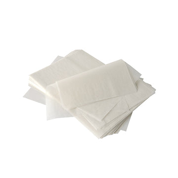 Blatt Sahneabdeckpapier 22 cm x 16 cm weiss mit Palmwachsbeschichtung