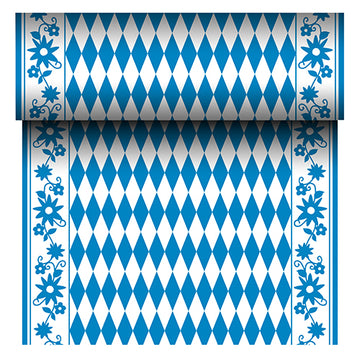 Tischläufer, stoffähnlich, Airlaid 24 m x 40 cm "Bayrisch Blau"