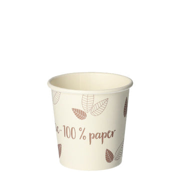 Trinkbecher, Pappe "pure" 0,1 l Ø 6,3 cm · 6 cm "ZERO"