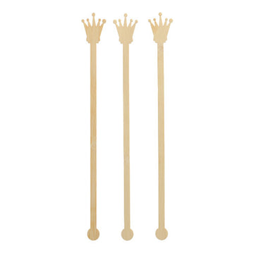 Getränke-Quirle, Bambus "pure" 20 cm "Crown"