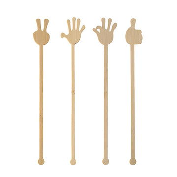Getränke-Quirle, Bambus "pure" 21 cm "Hands"