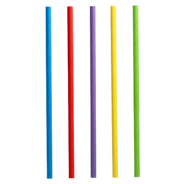 Shake-Halme, Papier Ø 8 mm · 25 cm farbig sortiert
