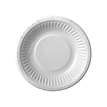 Schalen, Pappe rund Ø 19 cm · 3 cm weiss