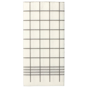 Servietten, 2-lagig "PUNTO" 1/8-Falz 39 cm x 40 cm grau "Kitchen Towel"