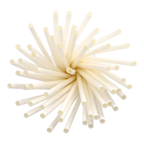 Shake-Halme, Papier "pure" Ø 8 mm · 25 cm weiss
