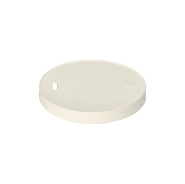 Deckel für Trinkbecher, Pappe rund Ø 9 cm weiss
