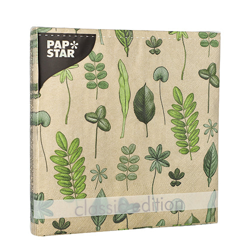 Servietten, 3-lagig 1/4-Falz 33 cm x 33 cm "Botanical Fantasy"