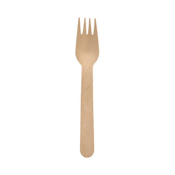 Gabeln Holz, gewachst 16 cm