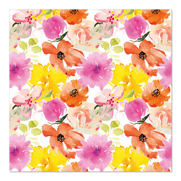 Servietten, 3-lagig 1/4-Falz 33 cm x 33 cm "Flowers Splendor"