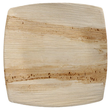 Teller, Palmblatt "pure" 26 cm x 26 cm natur "QUADRATO"