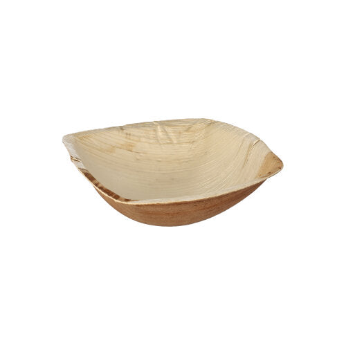 Schalen Palmblatt "pure" 350 ml 4,5 cm x 17 cm x 17 cm natur "QUADRATO"