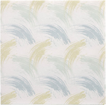 Servietten "ROYAL Collection" 1/4-Falz 40 cm x 40 cm arktikblau "Brushstroke"