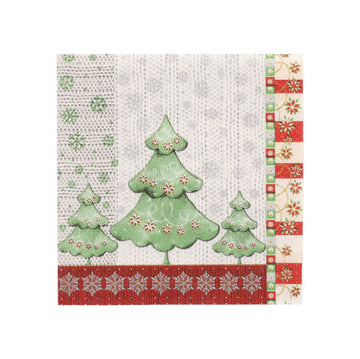 Servietten, 3-lagig 1/4-Falz 25 cm x 25 cm "Winter Harmony"