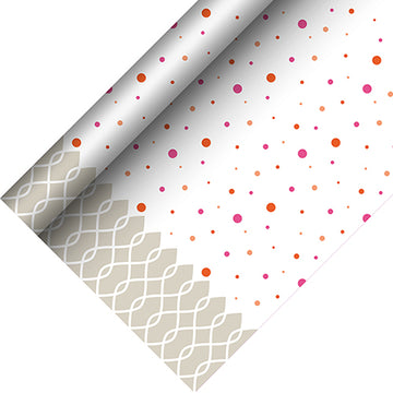 Tischdecke, Papier 3 m x 1,2 m "Rosa"