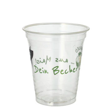 Trinkbecher PLA 0,3 l Ø 9,5 cm · 10,7 cm "Becher aus Mais"