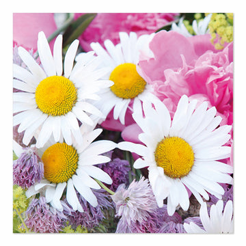 Servietten, 3-lagig 1/4-Falz 33 cm x 33 cm "Marguerite"
