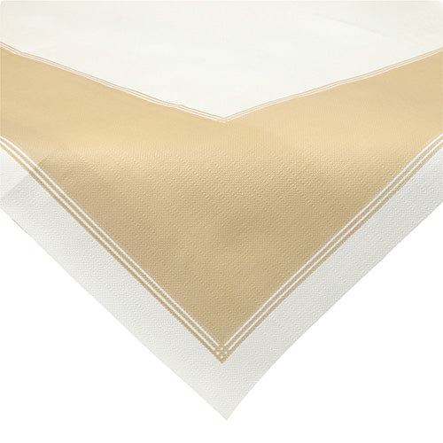 Mitteldecken, stoffähnlich, Vlies "soft selection plus" 80 cm x 80 cm sand "Frame"