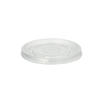 Deckel für Suppenbecher, PP rund Ø 9,8 cm · 1 cm transparent