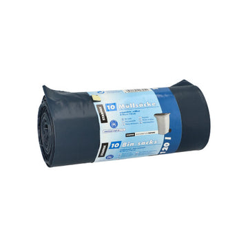 Müllsäcke, LDPE "blauer Engel" 120 l 110 cm x 70 cm blau/schwarz