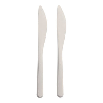 "Circulware" Mehrweg-Messer PP-MF 18,5 cm weiss extra stabil