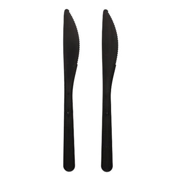 "Circulware" Mehrweg-Messer PP-MF 18,5 cm schwarz extra stabil
