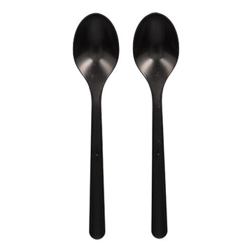 "Circulware" Mehrweg-Löffel PP-MF 18,5 cm schwarz extra stabil