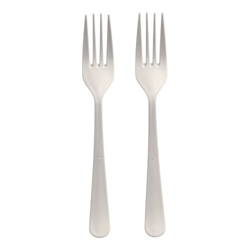 "Circulware" Mehrweg-Gabeln PP-MF 19 cm weiss "Gaia" extra stabil