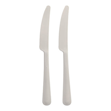"Circulware" Mehrweg-Messer PP-MF 19,7 cm weiss "Gaia" extra stabil