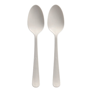 "Circulware" Mehrweg-Löffel PP-MF 19 cm weiss "Gaia" extra stabil